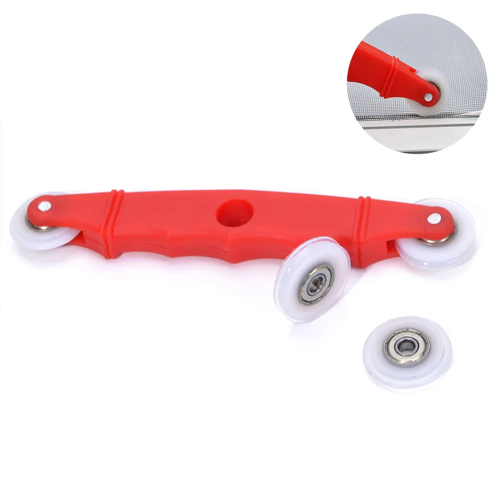 

Household Double Red DIY Hand Spline Roller Window Installation Practical Nylon Handle Rolling Tool Screen Door Durable