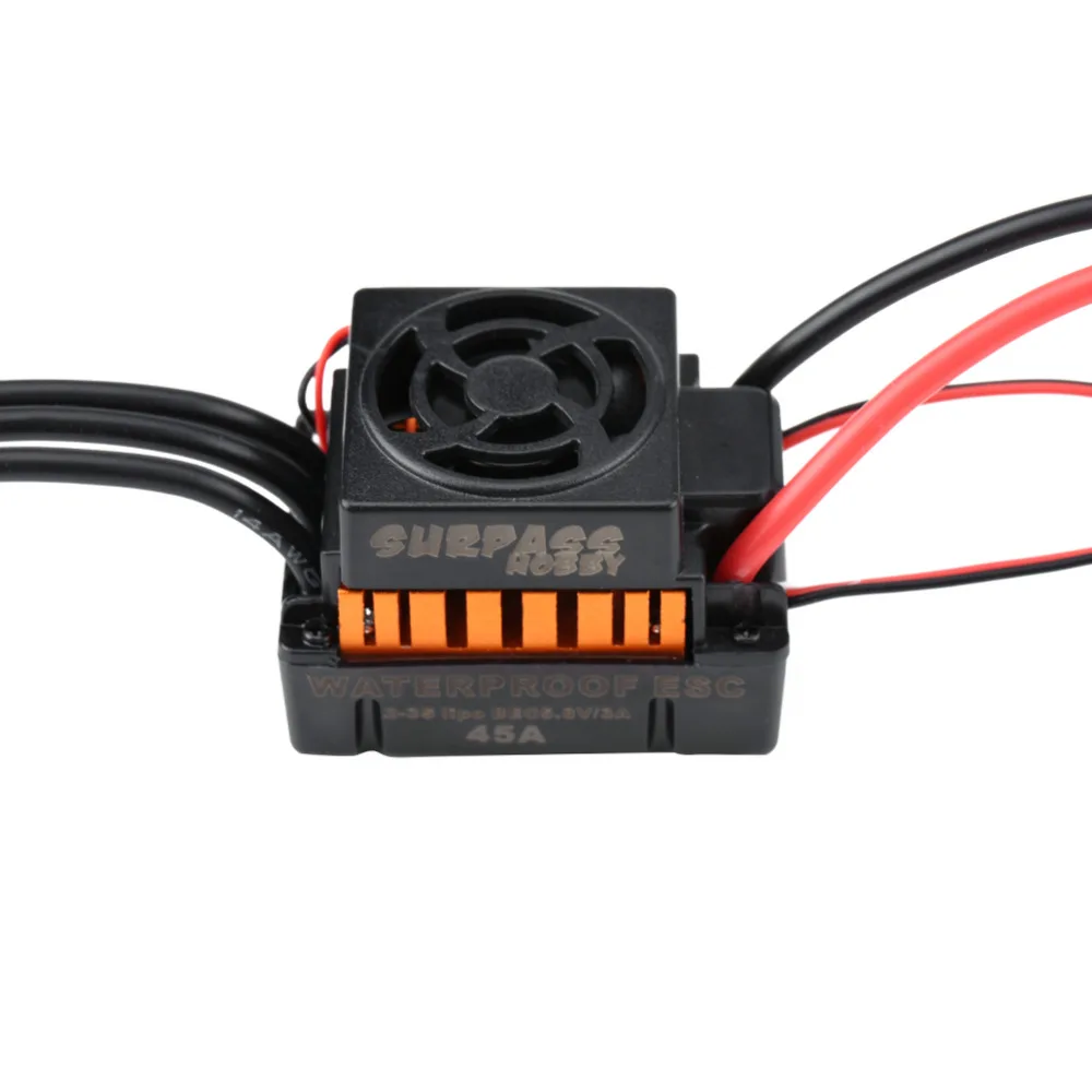 RC Car Motor and ECS Set For 1/10 RC Car Waterproof 4 Poles F540 V1