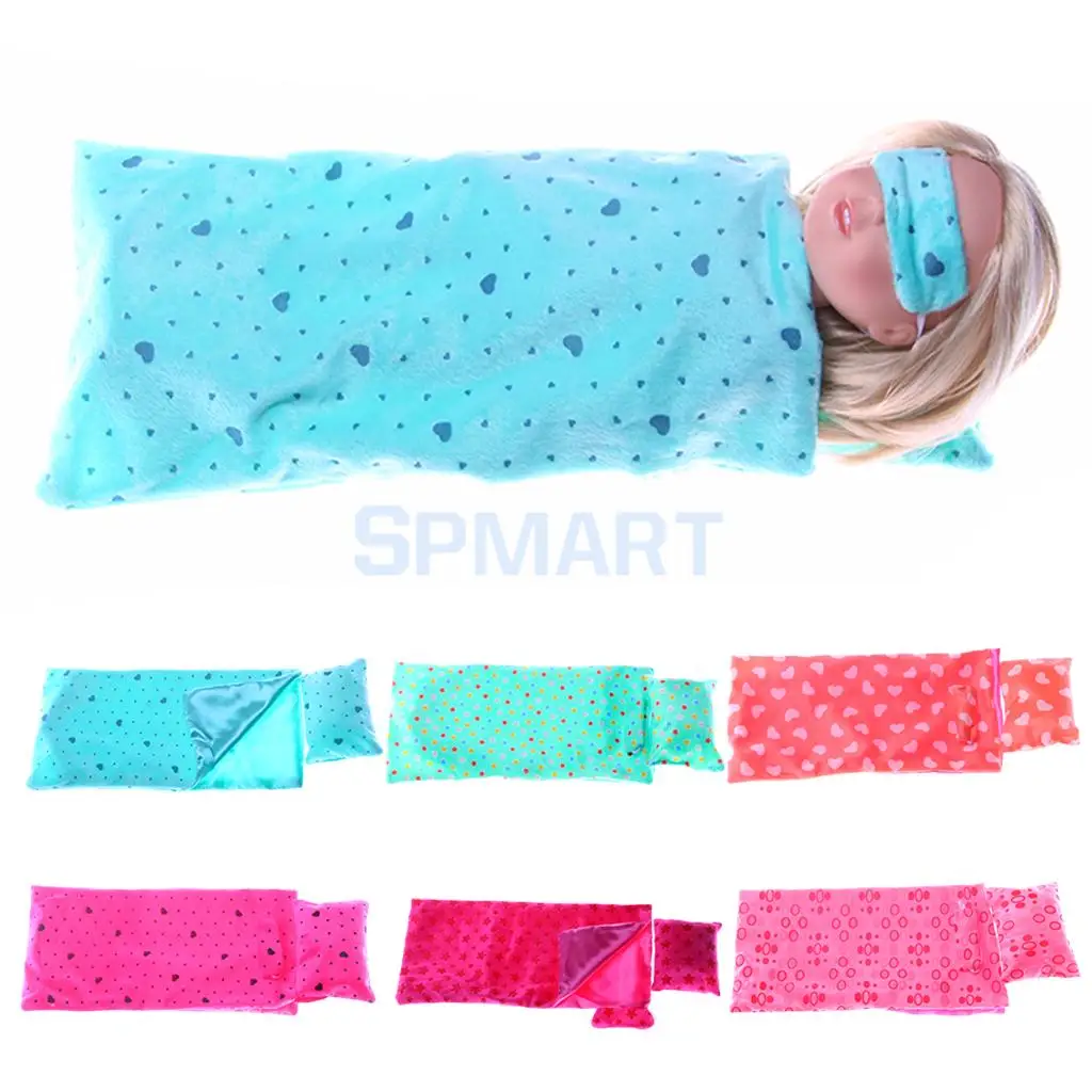 Cute Pattern Printed Sleeping Bag Pillow Eyes Cover Set