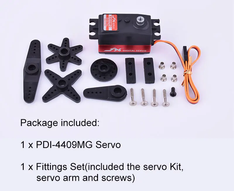 JX Servo PDI 4409MG 9 кг короткий сервопривод цифровой стандартный для 1/8 1/10
