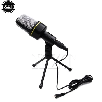 

High Quality Professional Unidirectional Sound Microphone with Stand for PC Laptop MSN Skype Support Singing and Chatting