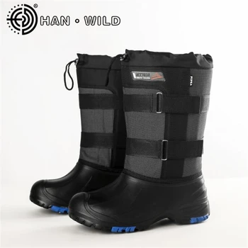 

Spring Autumn Men Fishing Boots Non-slip Steel Nail Men Snow Boots Rock Fishing Shoes Men Warm Skiing Boots Tacticos Zapatos