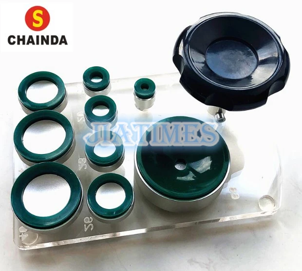 

Watch Case Opener Green Hard Suction Die Set for Screw-in Case Back with Base