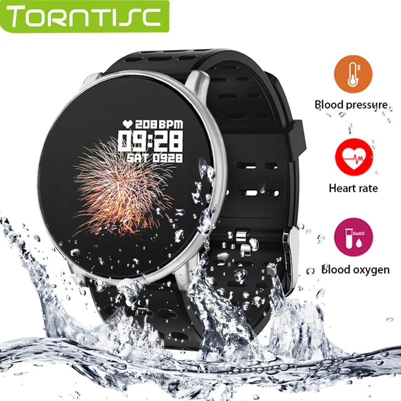 

Torntisc Smart Watch Men Support Replacement Strap DIY Watch Faces Multi-sports Modes Heart Rate Monitor Smartwatch like LT03