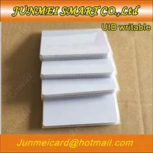 50 шт./лот UID карты изменчива сектор 0 блок 0 Writable 13,56 мГц RFID перезаписываемый Копировать Клон