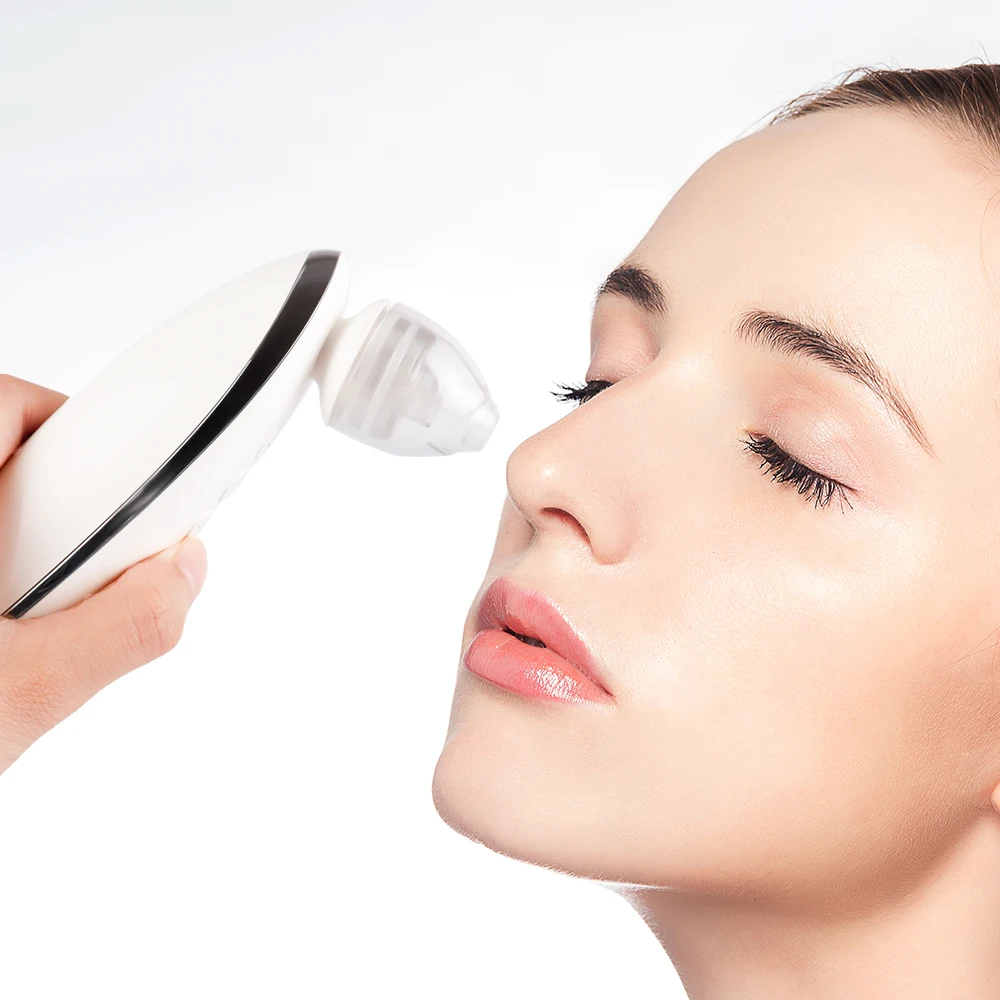 Removedor de Cravo Aspirador de pó Cuidados com a Pele Carga sem Fio Acne Poros Elétrico Cravo Sucção Ferramentas Base 19 Utensílios de cuidado facial