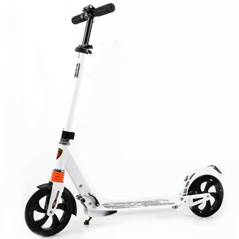 Ножной тормоз взрослый скутер 20 см большое ПУ колесо, 3 класса регулировки высоты для подростков скутер