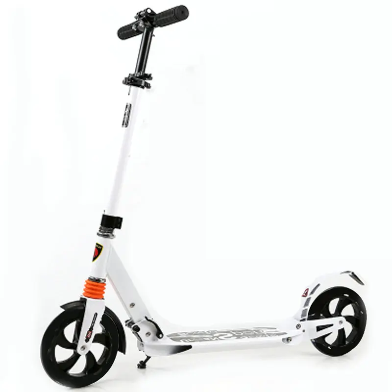 Foot Brake Adult Scooter of 20cm big PU wheel, 3 grade height adjust Teens Scooter