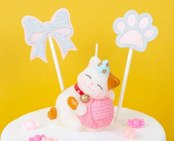

Creative Birthday Candle, Cat Pet Craft Styling Candle, Creative Cake Decoration, Birthday Cake Decoration