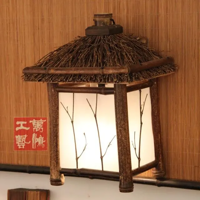 Buy 100 handmade bamboo decorative wall lamp from