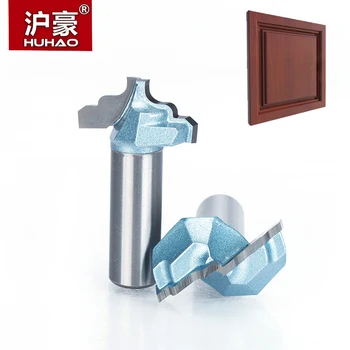 

HUHAO 1/2" Shank 2 Flutes Endmill Router Bits for Wood Tungsten Steel Cabinet Doors Knife Woodworking Tool Milling Cutter