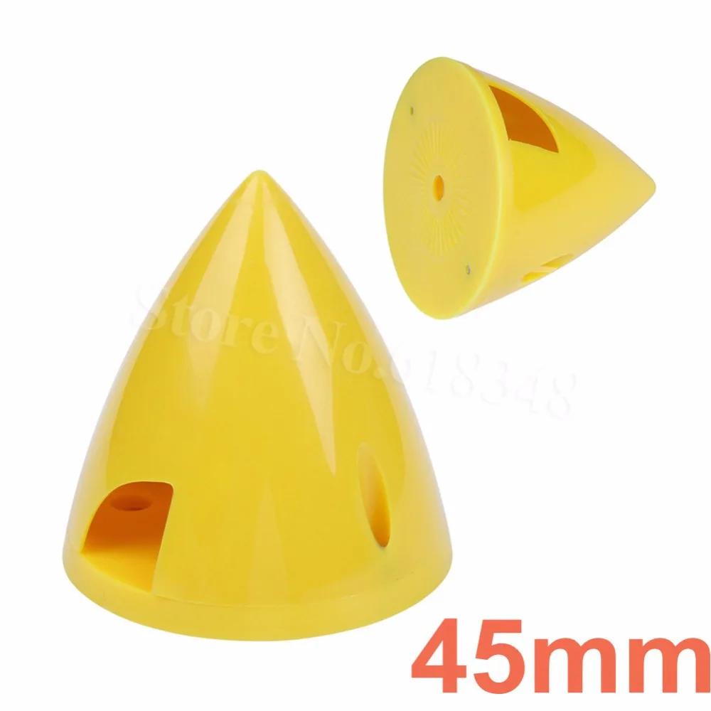 

45mm / 1.75" Plastic Propeller Spinner with Backplate For RC Airplane Parts White Black Red Yellow Blue