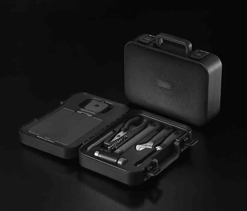 XIAOMI MIIIW 16Pcs DIY Tool Kit Toolbox General Household Hand Tool with Screwdriver Wrench Hammer Tape Plier Knife ToolBox (19)