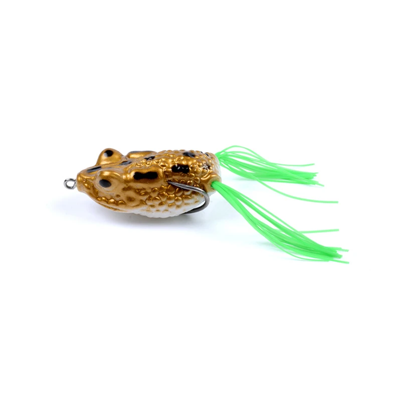 2019New 1pcs Soft Frog Fishing Lures Double Hooks 14g 5.7CM Top water Ray Frog Artificial Minnow Crank Soft Bait fishing tackle 2019New 1pcs Soft Frog Fishing Lures Double Hooks 14g 5.7CM Top water Ray Frog Artificial Minnow Crank Soft Bait fishing tackle