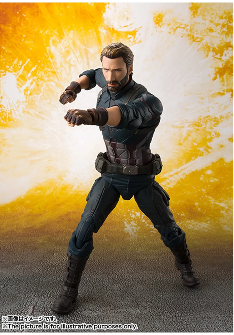 Marvel Капитан Америка 15 см Мстители Бесконечность войны BJD Фигурки игрушки |