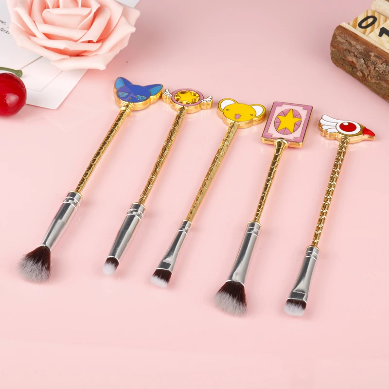 

Anime Card Captor Sakura Bracelet Professional Sailor Moon Makeup Brushes Set Make up Brush Tools Toiletry Women Beauty Ornament