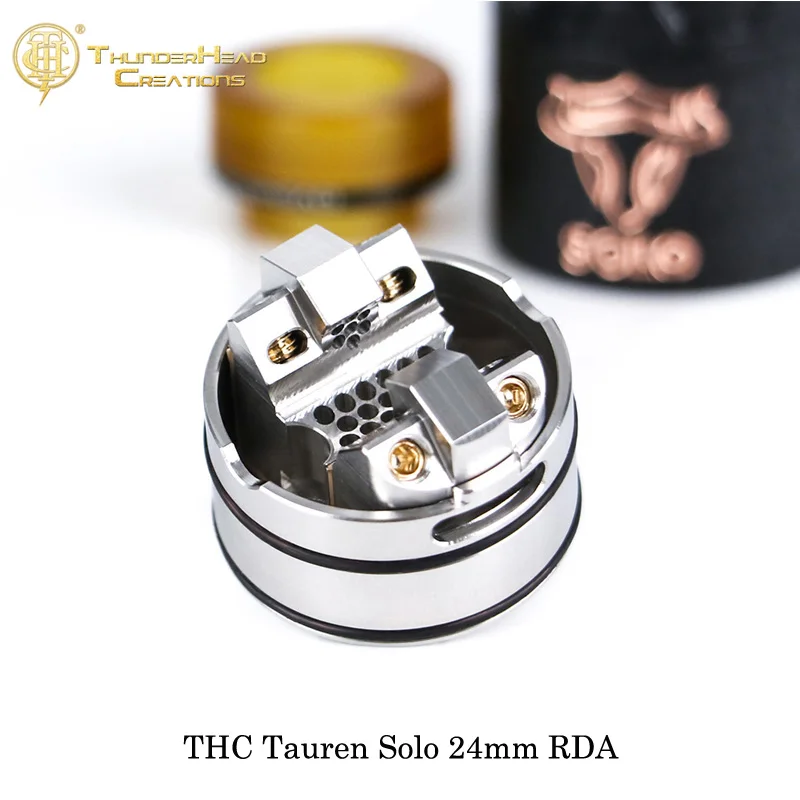 Электронные сигареты ThunderHead Creations THC Таурен Solo 24 мм RDA 2 мл емкость одна катушка Vape