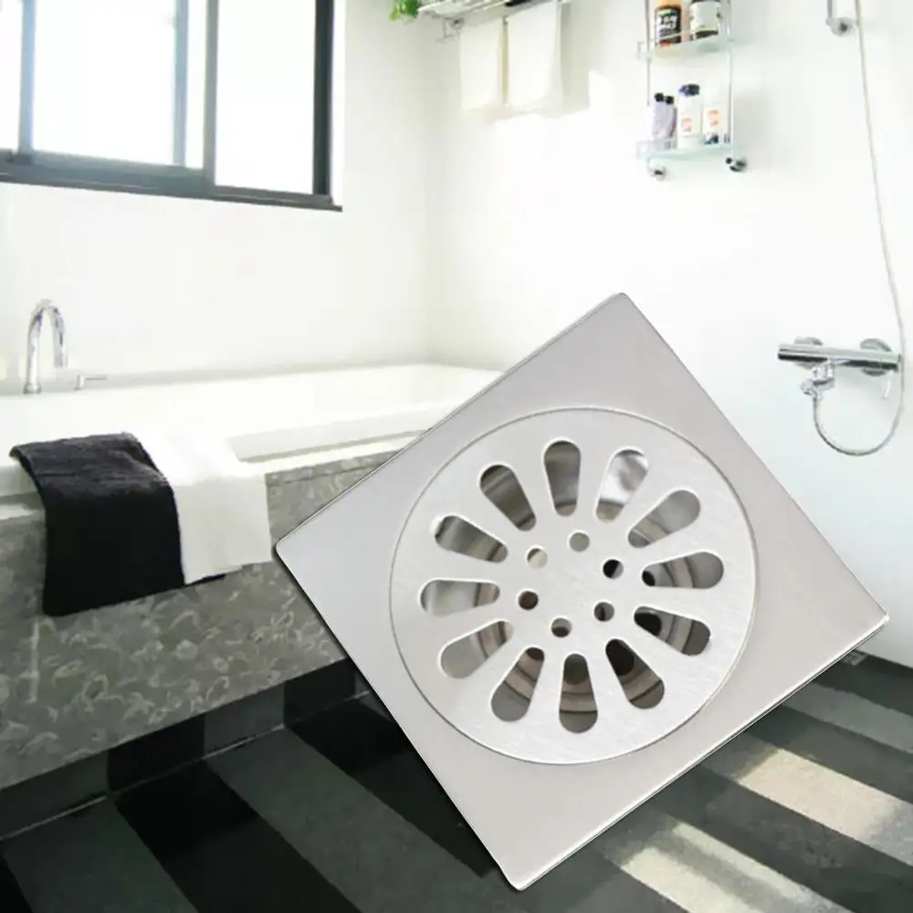 

1 pc Bathroom Floor Drain Deodorant Core Proof Stainless Steel Dual-Use Washing Machine Bathroom Drain Cover Water Protector