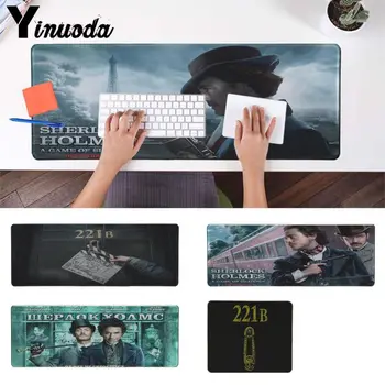

Yinuoda Hot Sales 221B Sherlock Holmes Natural Rubber Gaming mousepad Desk Mat PC Computer Laptop Gaming Mouse pad
