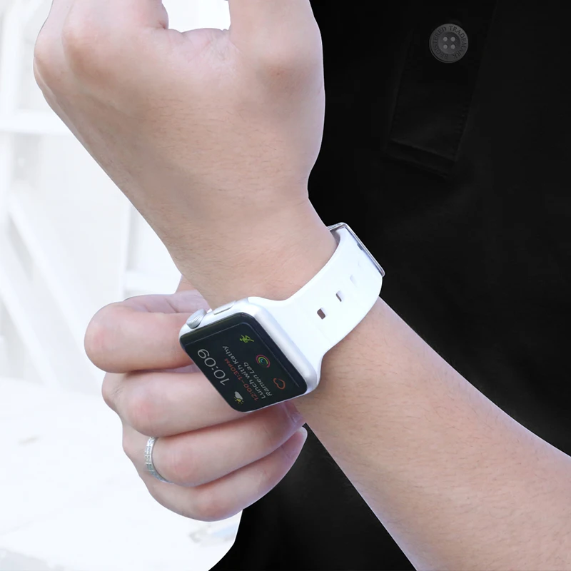 Soft Silicone Watchband  (1)