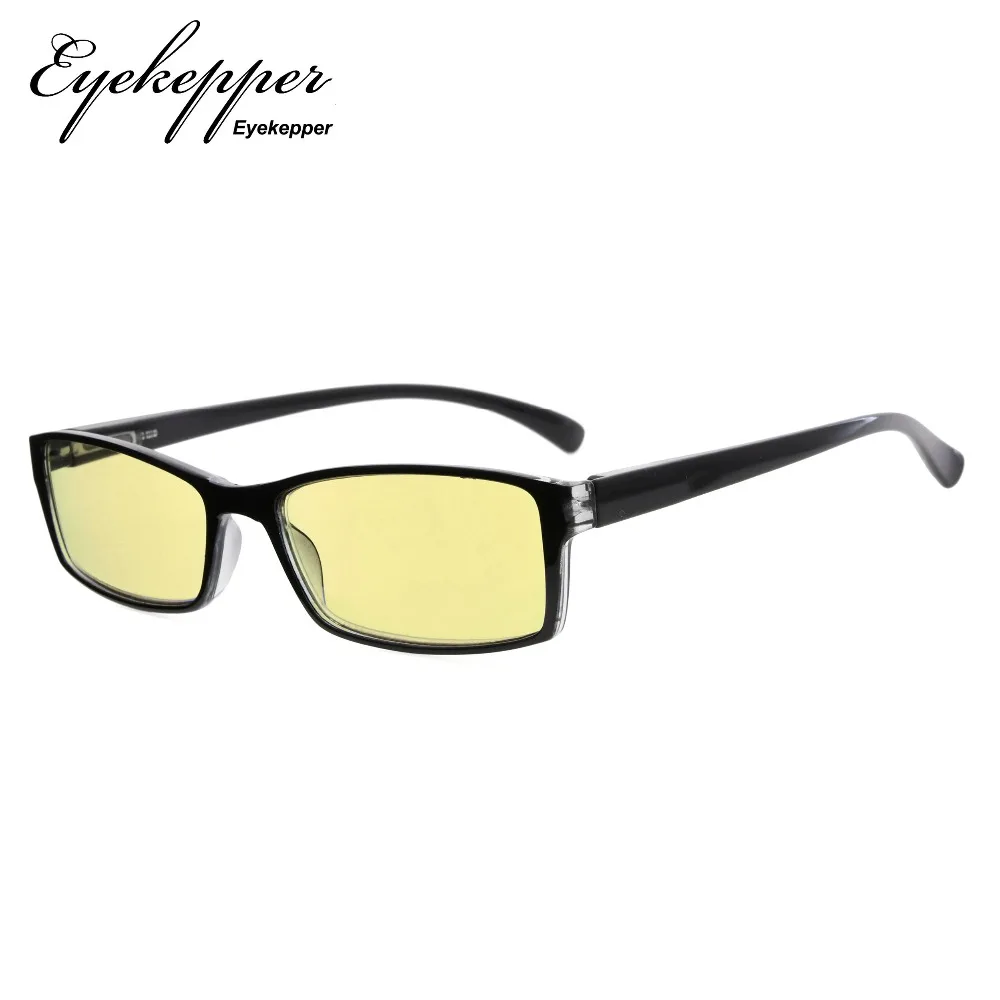 TMCG178 Eyekepper Blue Light Blocking Glasses маленькие прямоугольные линзы желтые тонированные