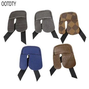

New Finger Guard Archery Shooting Arrow Compound Bow Practical Hands Protector Faux Leather Soft Thick Recurve Bow Accessories