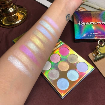 

Make Up 9 Colors Eye Shadow Palette Shimmer Matte Glitter Eyeshadow Pallete Amazing Colorful Radiant Pigment Makeup Palette