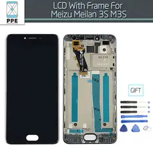 LCD Display For Meizu Meilan 3S M3S Mini LCD Screen Touch Glass Digitizer Pantalla Frame Bezel Black White Y685C Y685Q Y685M