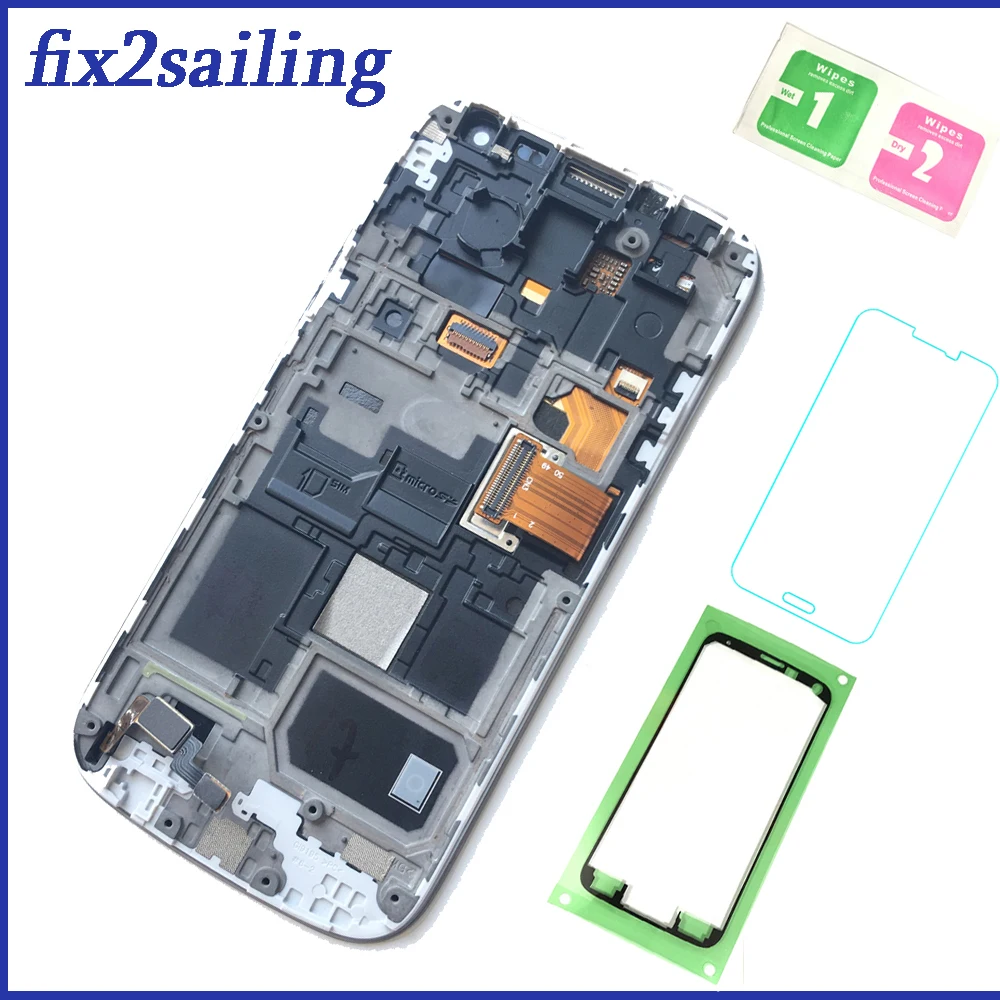 

New Super LCD Display 100% Tested Working Touch Screen Frame Assembly For Samsung Galaxy S4 Mini I9190 i9192 i9195