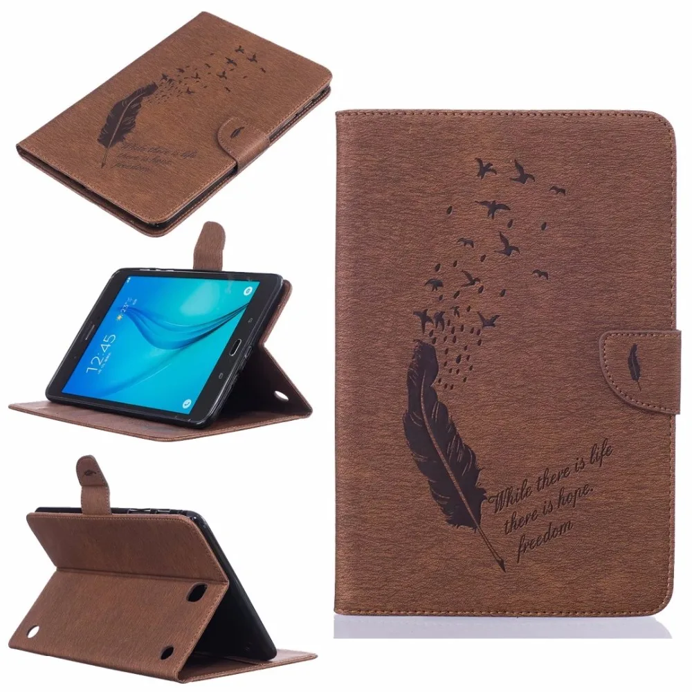  T350 T355 case for samsung galaxy tab A 8.0 SM-T350 SM-T355 SM-P350 P355 8''  tablet cover +screen protector+stylus 