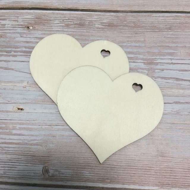 Wooden Heart Cut Outs