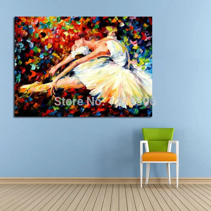 VV 100-handpainted-Oil-painting-On-Canvas-Ballet-Girl-Wall-Pictures-Paintings-High-Quality-Canvas-Wall-Art (3)