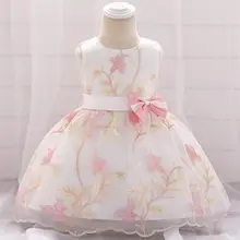 Платье для маленьких девочек летнее платье принцессы для маленьких девочек для девочек Платье для первого дня рождения для младенцев вечерние платья для малышей, Рождественский Костюм