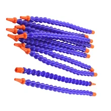 WSFS Hot 10PCS Round Nozzle 1/4PT Flexible Oil Coolant Pipe Hose Blue Orange WSFS Hot 10PCS Round Nozzle 1/4PT Flexible Oil Coolant Pipe Hose Blue Orange