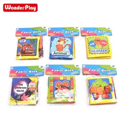 Развивающая интеллект детская мягкая тряпичная Книга Детские игрушки тканевая книга развивающие Обучающие игрушки сенсорная и ощущающая