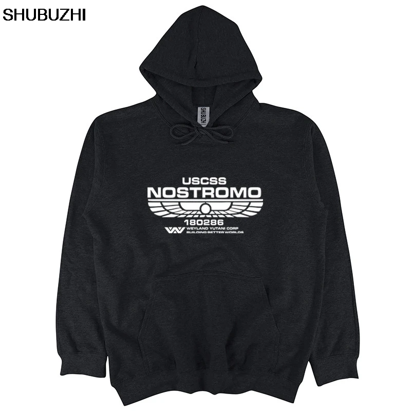 Alien Classic nostomo Crew Member hoody Sulaco M41A импульсная винтовка фильм BK крутая Повседневная Толстовка для мужчин sba1399 - Цвет: black