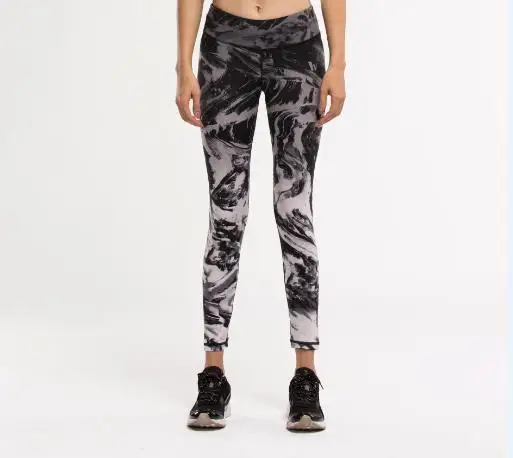 Женские Компрессионные спортивные штаны для йоги, эластичные трико для упражнений, для бега, бега, фитнеса, бега, для спортзала, йоги, тонкие леггинсы - Цвет: 14