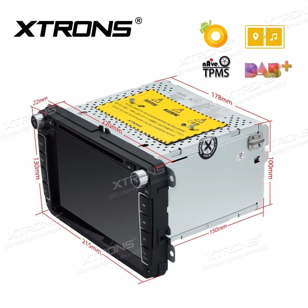 Best XTRONS 8" Android Octa Core Car DVD Player Radio for VW Volkswagen Golf Passat Touran Tiguan Sharan Magotan for Skoda for Seat 4