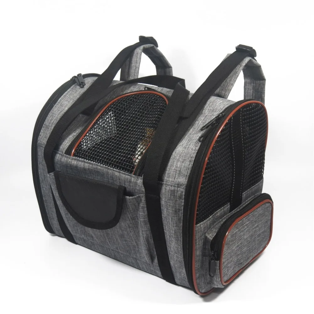 1 шт. ПЭТ-сумка, рюкзак для маленьких кошек собак Мягкие-односторонние сумка для перевозки животных с хорошей вентиляцией для автомобильного сиденья Туризм на открытом воздухе