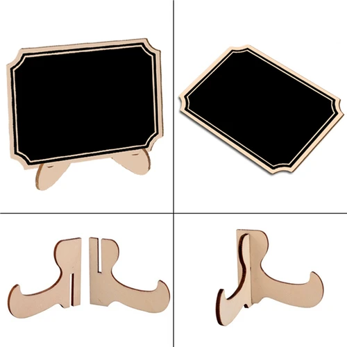 5pcs/Lot Inner Corner Wooden mini blackboard For Wedding Party Decorations chalkboards Message board supplies Karachi