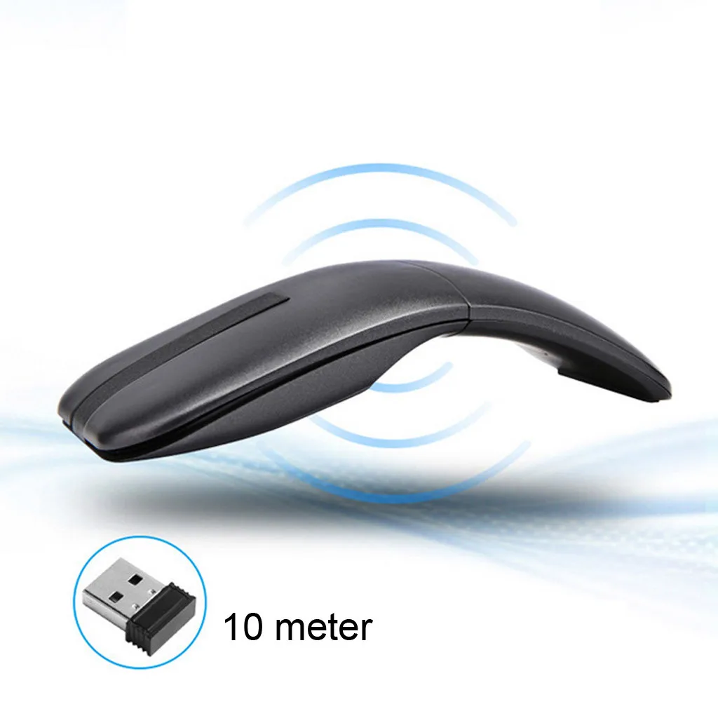 Ультра тонкий 180 градусов вращающийся шарнир Touch+ Senstive 1200 dpi 2,4G беспроводная мышь Мыши ультра тонкая мышь s оптический, эргономический игровой