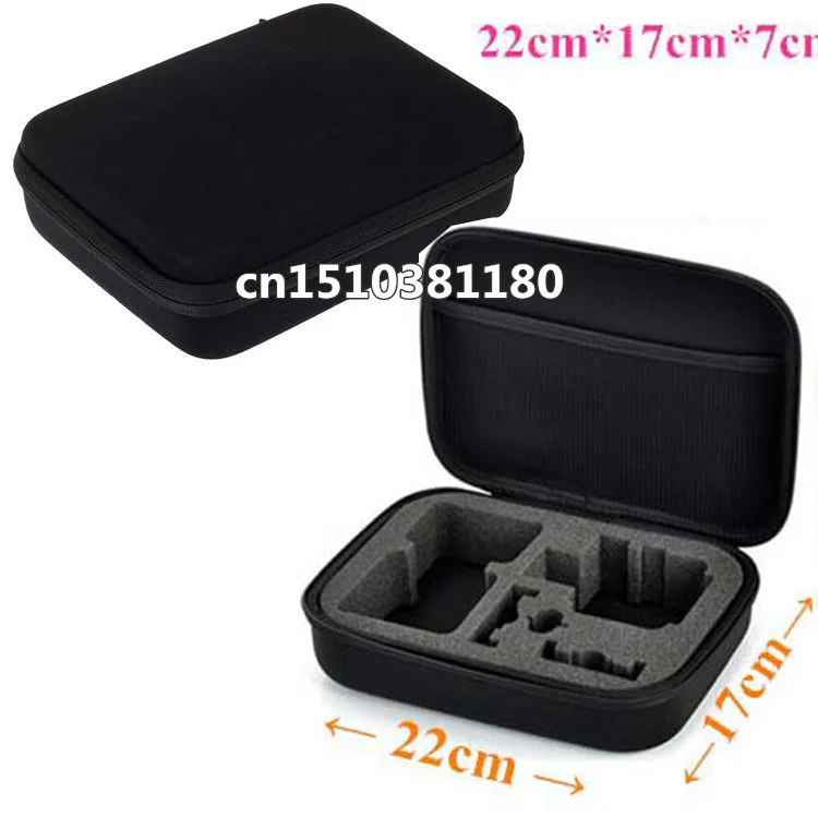 Go Pro Hero3 Hero4 Shockproof EVA Protective Case Bag for Hero 3 3+ 4 2 1 Accessories M Black Edition ST-114 | Электроника