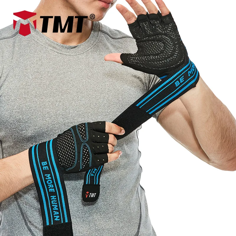 TMT перчатки для спортзала Гантели Перчатки фитнеса пояс тяжелой атлетики