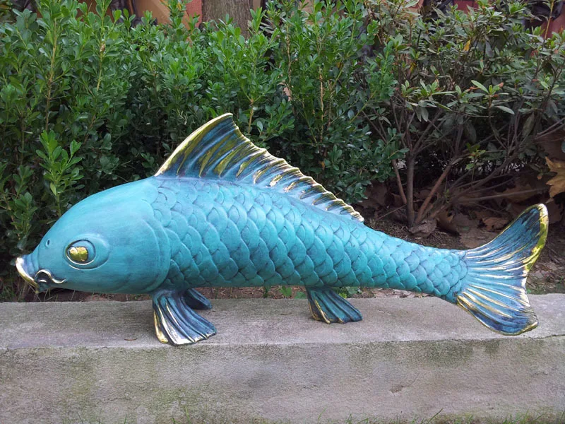 

Carp Home Furnishing May there be surpluses every year. copper crafts business gift boutique Decor bronze statue