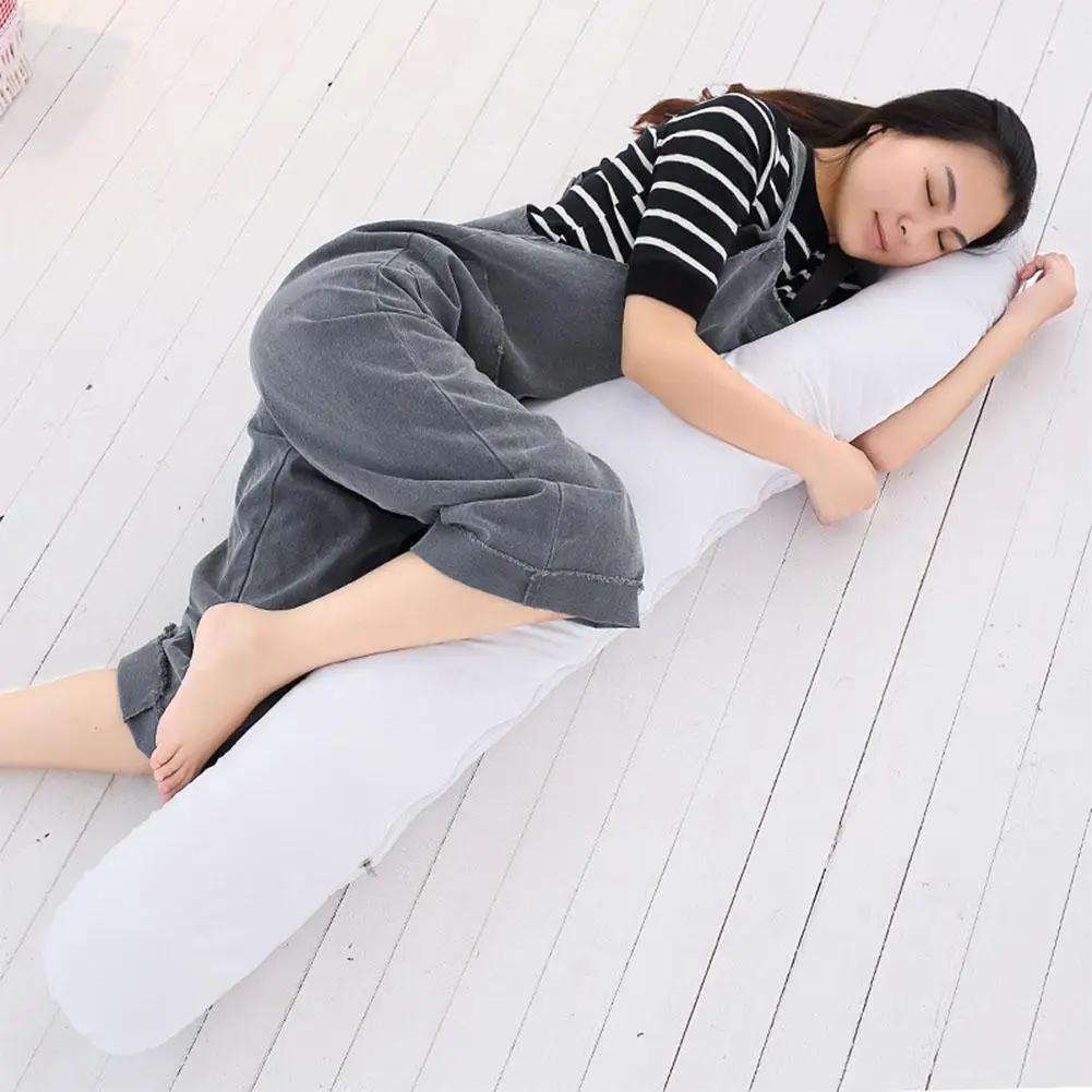 

Adeeing Detachable Washable Seahorse Shape Throw Pillow Body Comfort Support Pregnancy Sleep Pillow