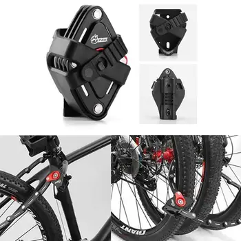 

PAW Foldable Bike Lock With 2 Keys Strong Security Anti-theft Bicycle Lock Alloy Mount Bracket Mountain Road Bike Lock 83CM