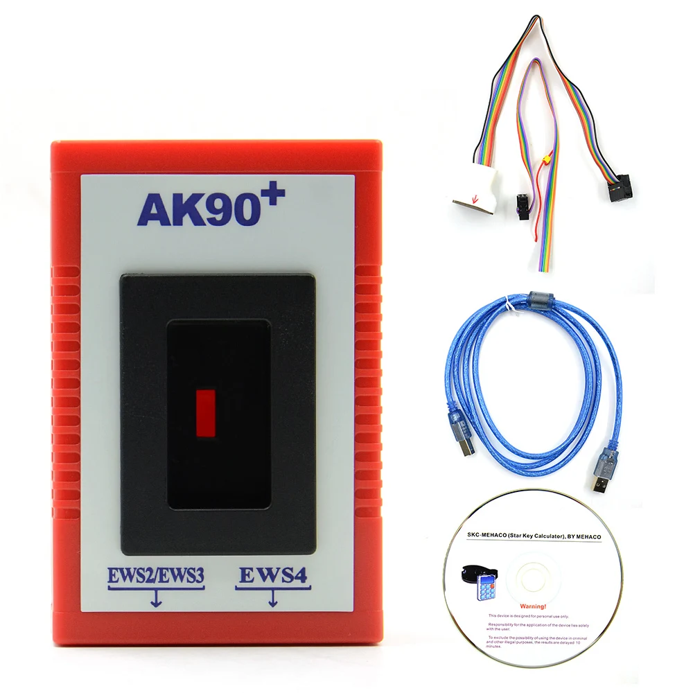 Новейший V3.19 AK90 ключ программист AK90+ для всех BMW EWS от 1995-2005 OBD2 Копировать ключи автомобиля по лучшей цене