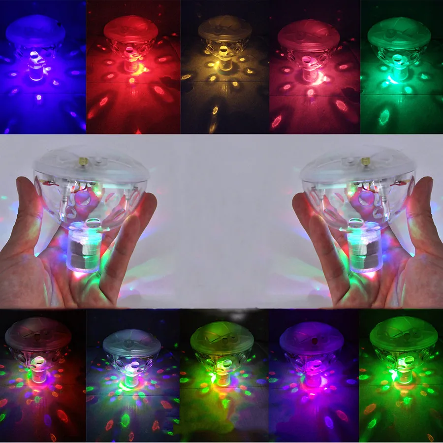 AAA Battery Powered Underwater Fountain Light Disco Spa Bathtub Light