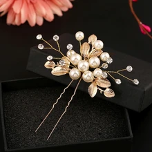Vintage Wedding Bridal Faux Pearl Flower Hair Pins Bridesmaid Clip Side Combs Vintage Wedding Bridal Faux Pearl Flower Hair Pins Bridesmaid Clip Side Combs