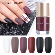 NICOLE DIARY 9 мл матовый лак для ногтей серия Pashm лак для ногтей Быстросохнущий матовый эффект маникюр Лак для ногтей 6 цветов